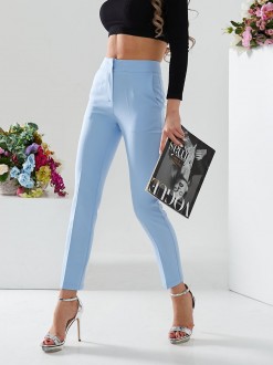 Жіночі штани блакитного кольору р.2XL 396734