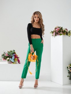 Жіночі штани зеленого кольору р.L 396722