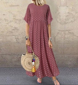 Жіноча сукня із софту міді колір фрез р.50/52 456083