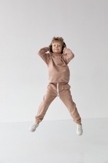 Дитячий спортивний костюм для хлопчика мокко р.110 439841