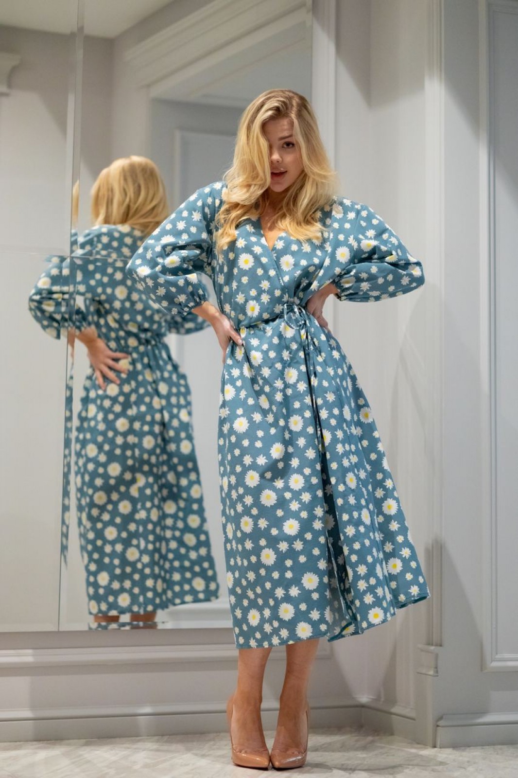 Жіноча сукня «Alora» колір синій р.S/M 433945