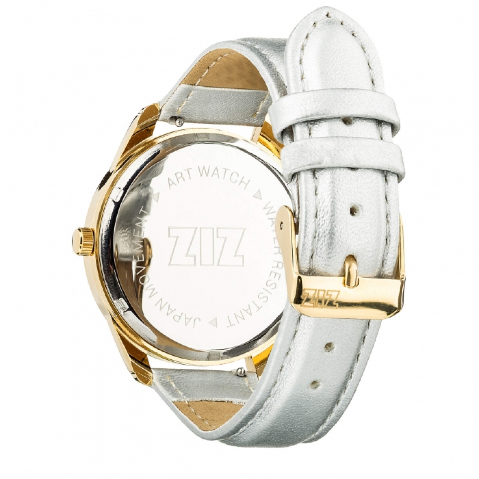 Годинник ZIZ Мінімалізм, ремінець металік, золото і додатковий ремінець 142872