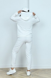 Жіночий спортивний костюм колір білий р.42/44 440370