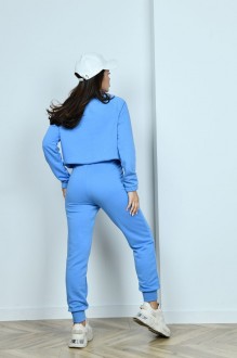 Жіночий спортивний костюм двійка колір блакитний р.46/48 442109