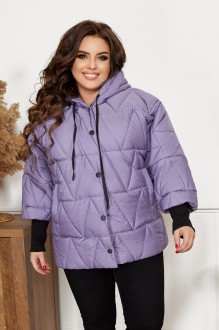 Жіноча куртка колір фіолетовий р.52/54 435480