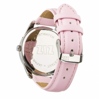 Годинник ZIZ Мінімалізм, ремінець пудровий-рожевий, срібло і додатковий ремінець 142859