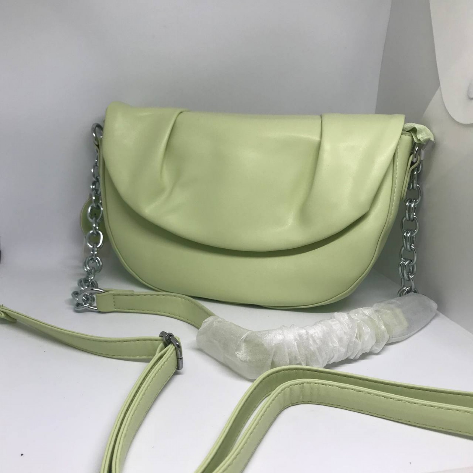 Жіноча сумочка колір зелений 436758
