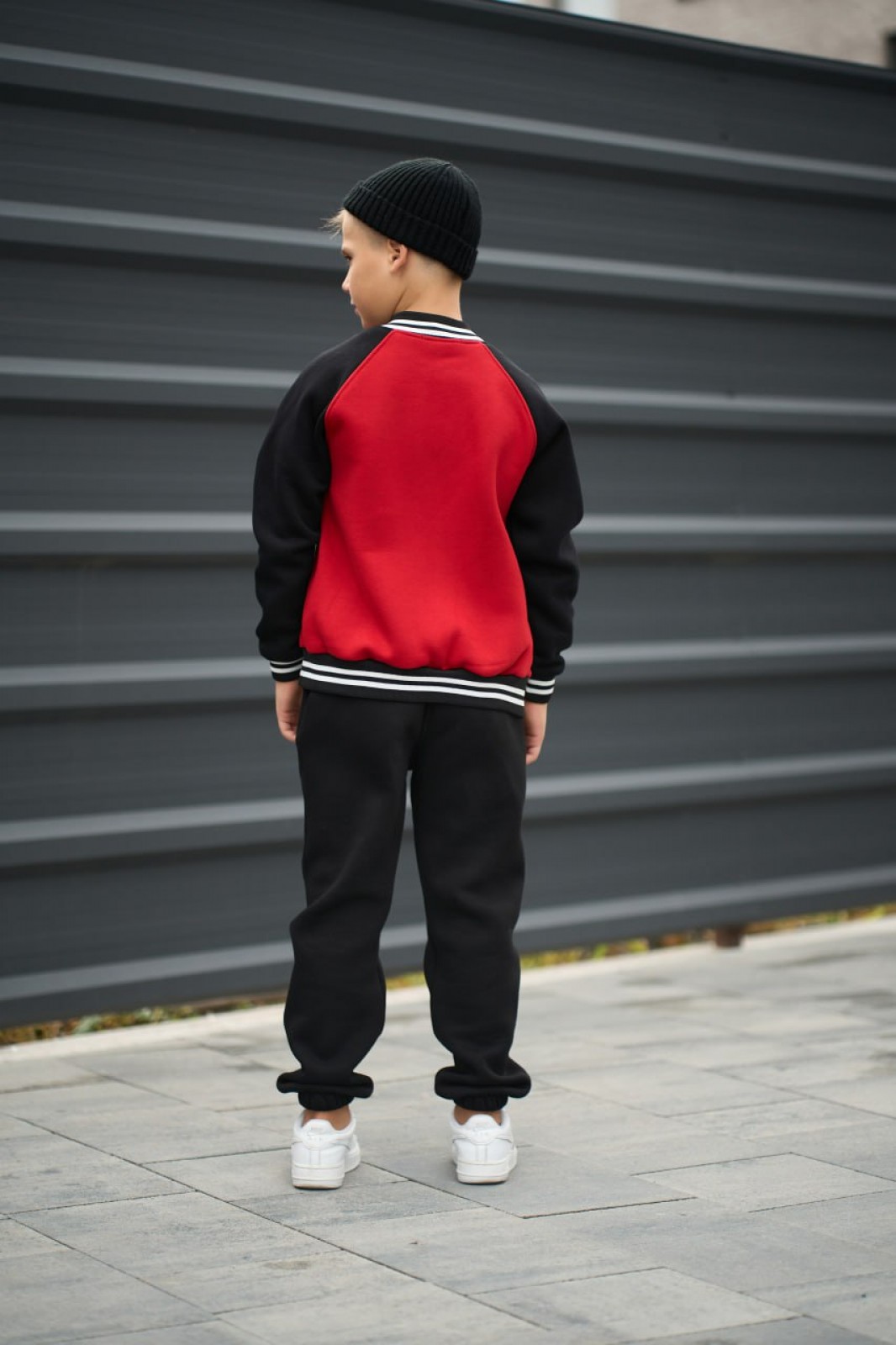 Спортивний дитячий костюм для хлопчика колір червоний р.146 443619