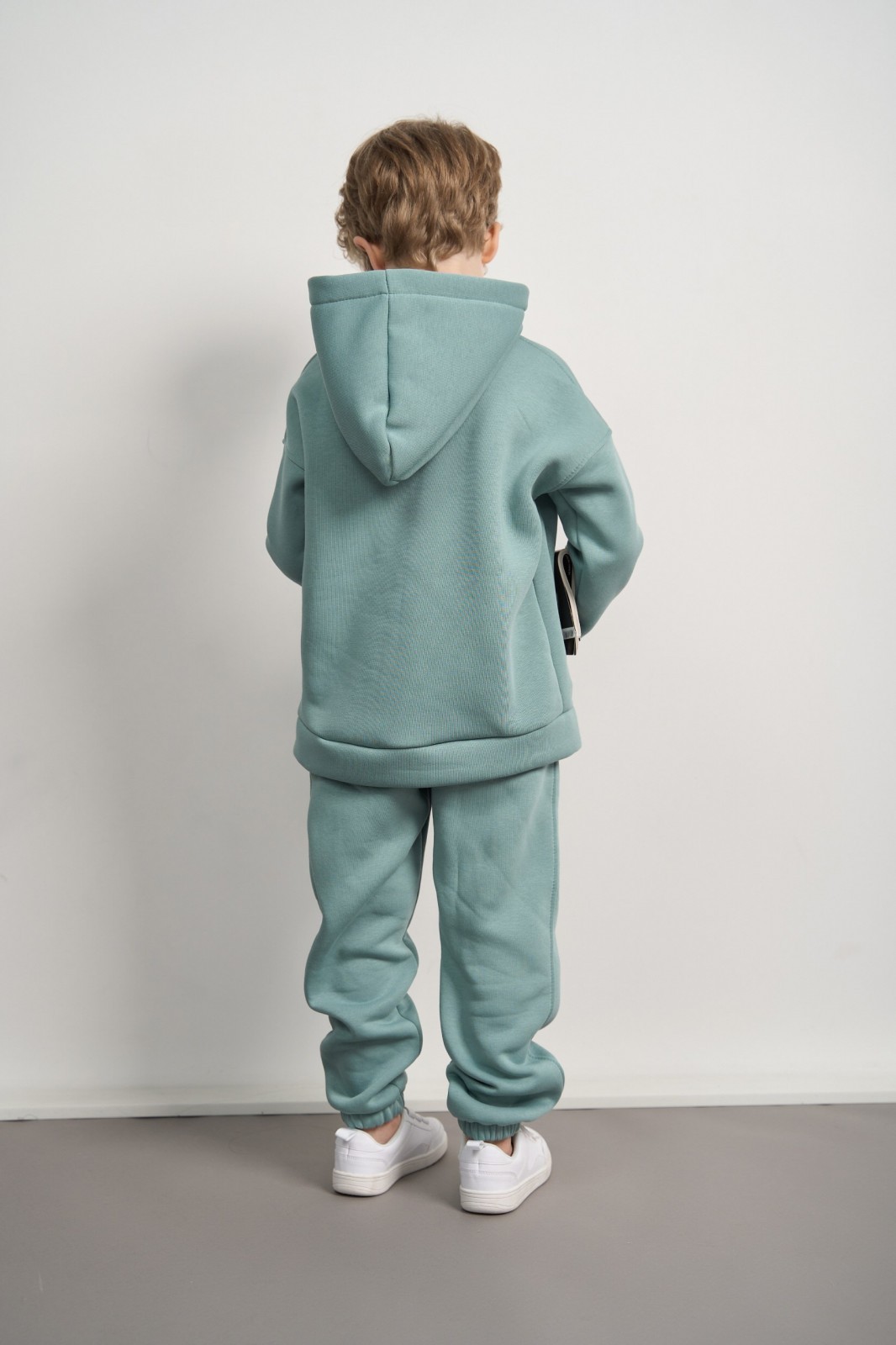 Дитячий спортивний костюм для хлопчика колір світла м'ята р.164 444150