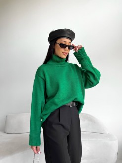 Жіночий светр колір зелений р.42/46 441953