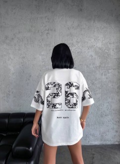 Жіноча футболка колір білий р.M 455861