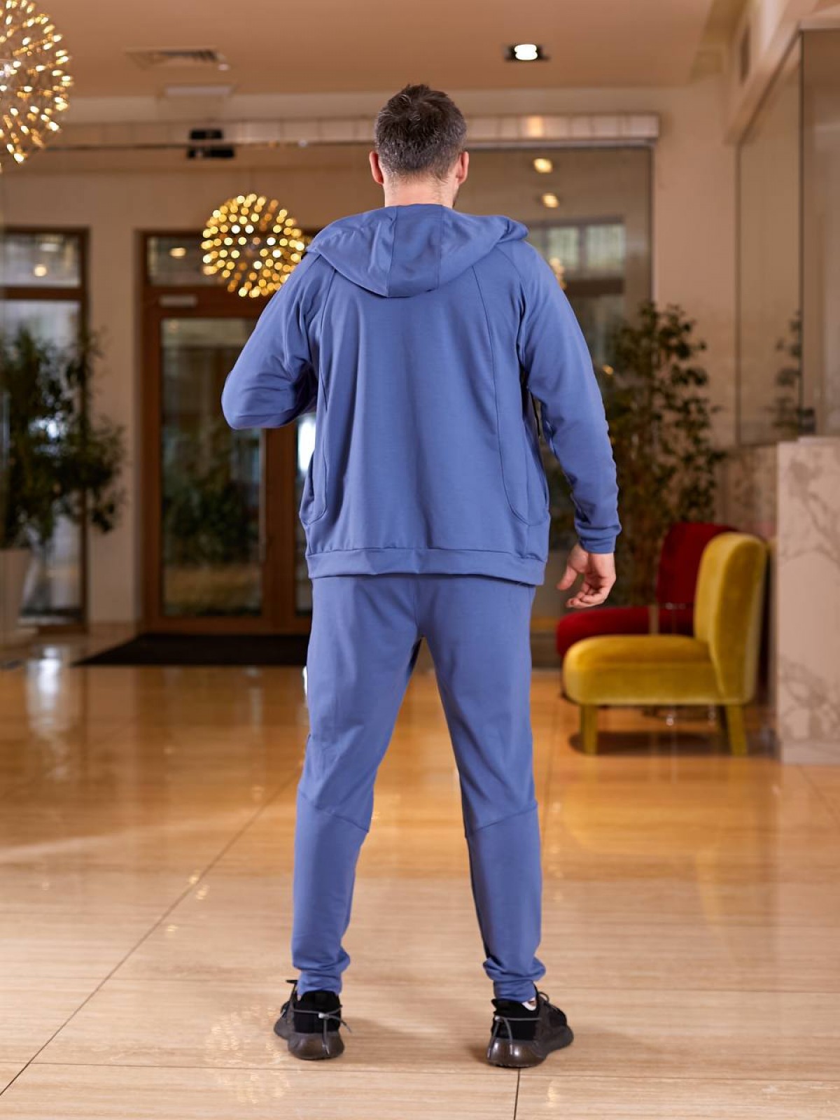 Чоловічий спортивний костюм колір джинс р.52 450608