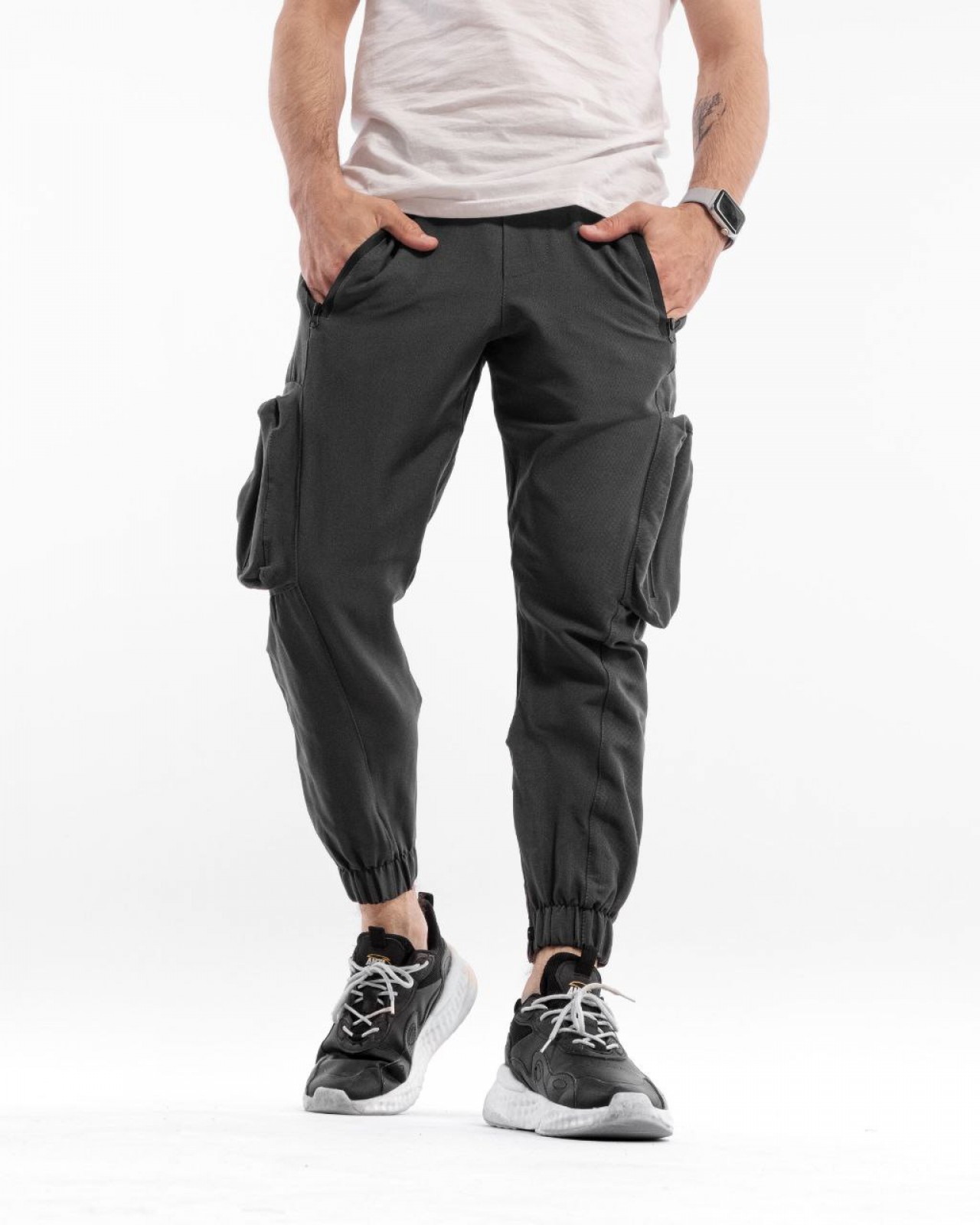 Чоловічі штани карго &quot;Stinger&quot; колір сірий р.2XL 449263