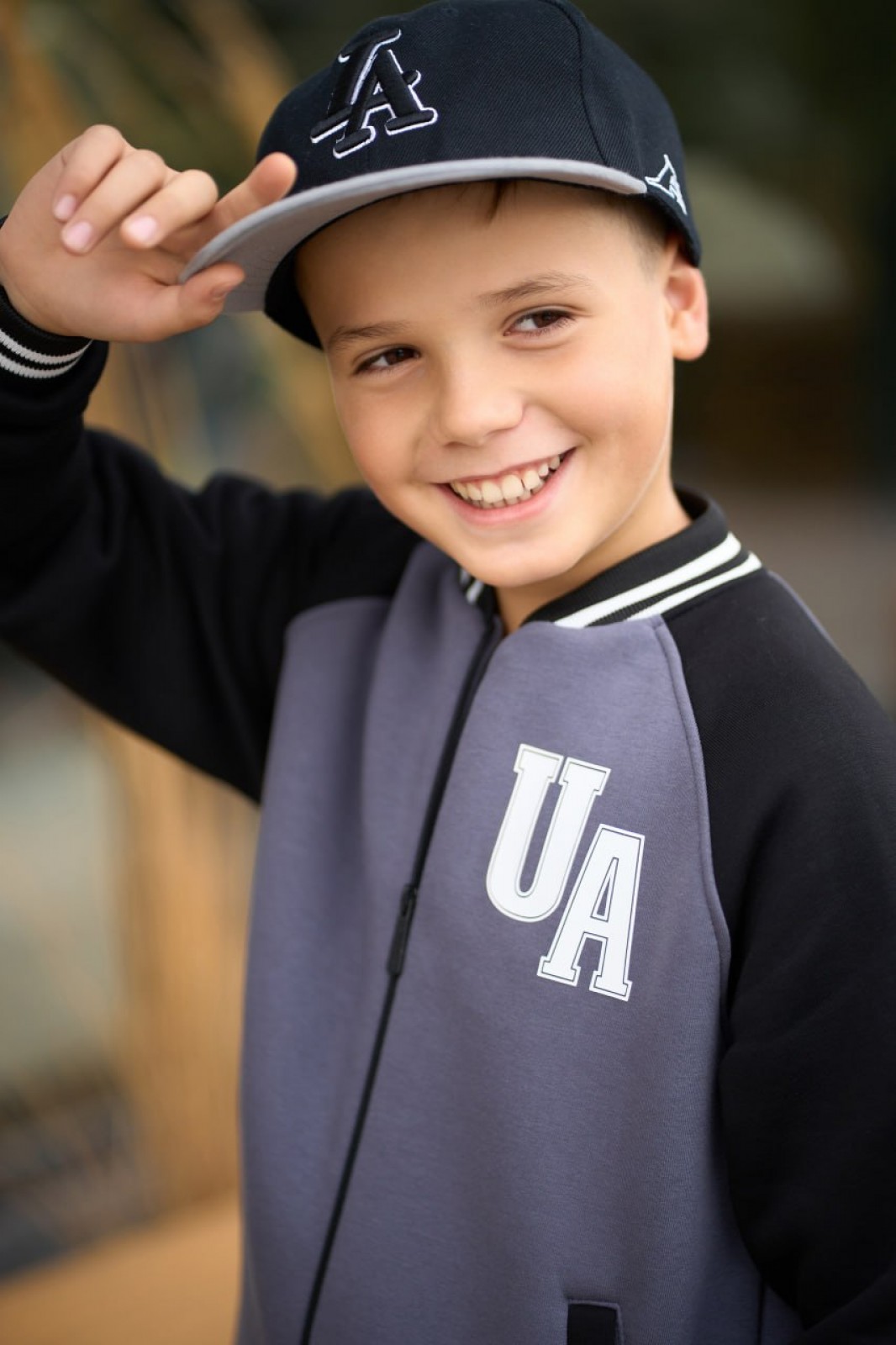 Спортивний дитячий костюм для хлопчика колір графіт р.116 443634