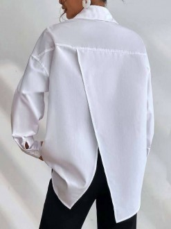 Жіноча сорочка із софту колір білий р.48/50 451187