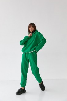 Жіночий костюм худі+джогери колір трава р.M 454322